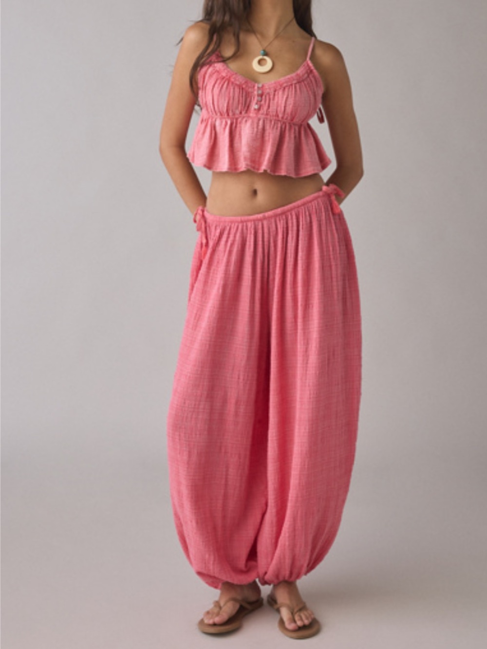 Urban outfitters ladies out from under golden balloon pants size large